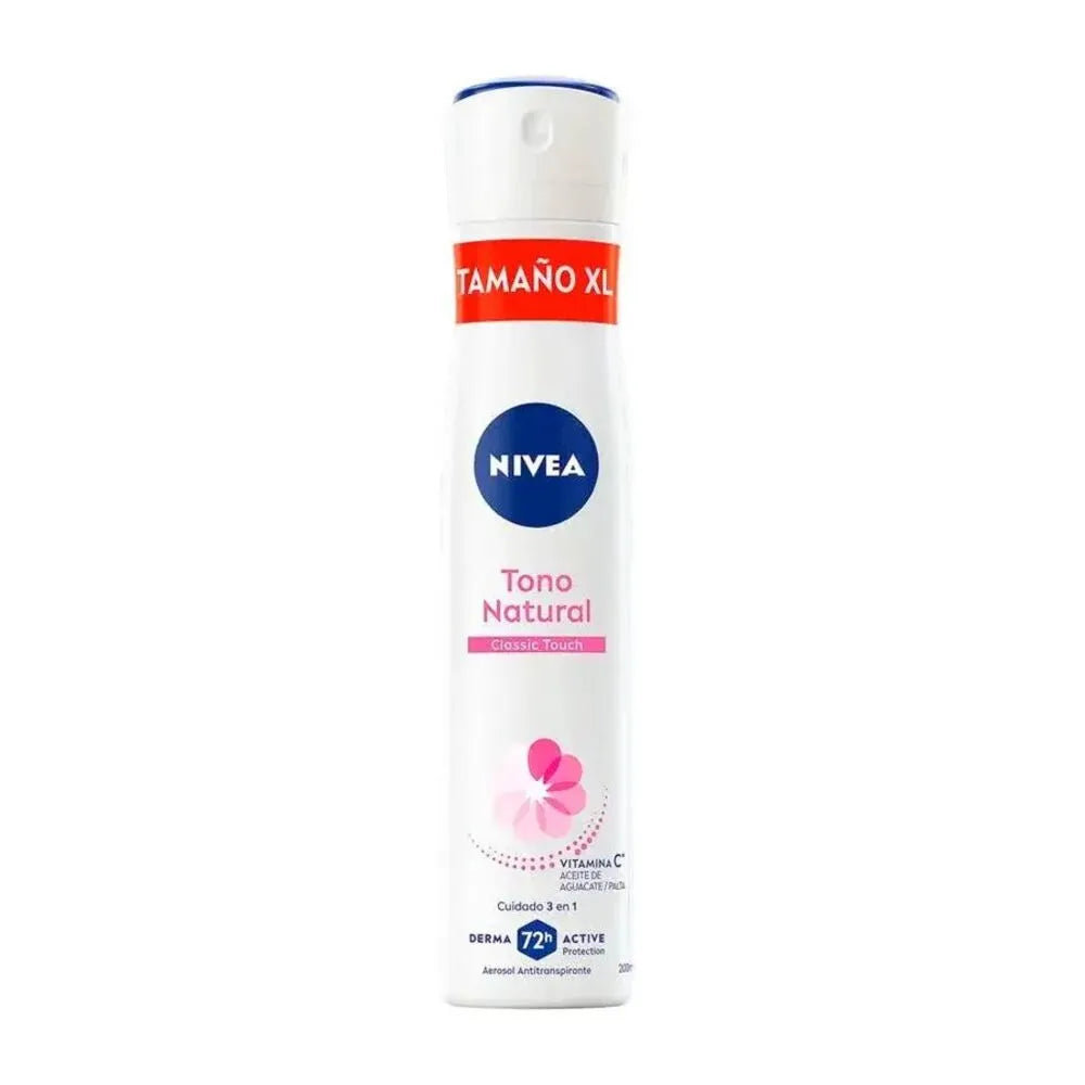Desodorante Spray Nivea Tono Natural Classic Touch Xl x 200 ml