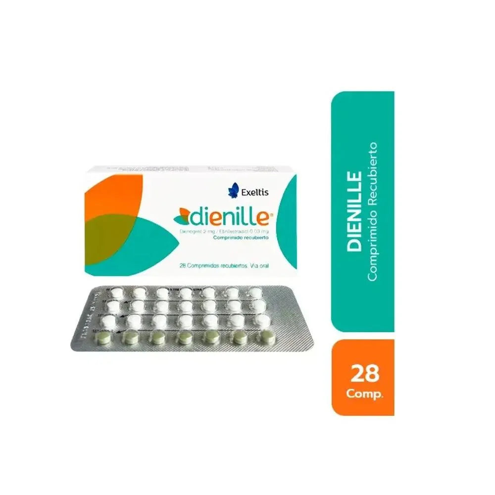 Dienille 2/0.03 Mg Comprimido Recubierto - Caja 28 und