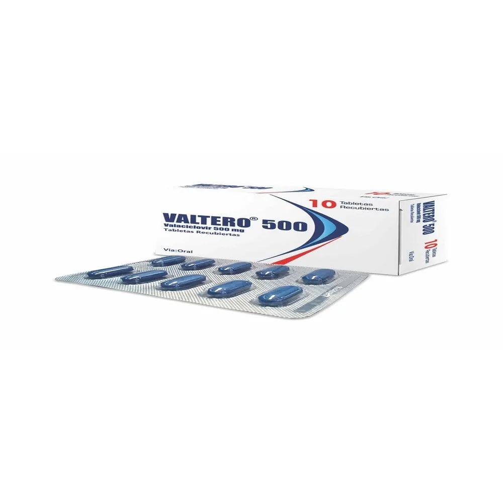 Valtero 500 mg Tabletas Caja 10 und