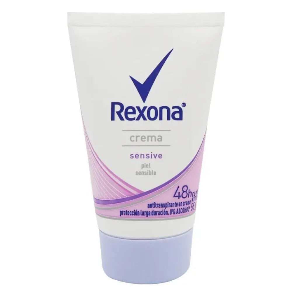 Antitranspirante en Crema Rexona Women Sensitive Envase 55 g 