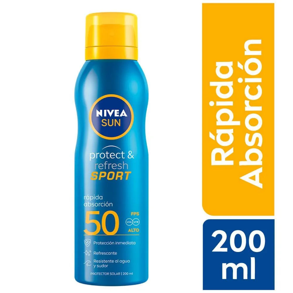 Protector Solar Nivea Sun Protect & Refresh Sport Spf50 x 200 ml