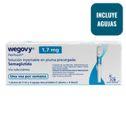 Wegovy 1.7 mg/3 ml Solución Inyectable