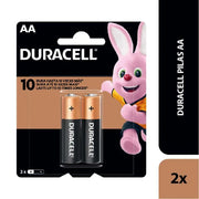 Pilas Duracell AA Alcalinas - blister 2 UN
