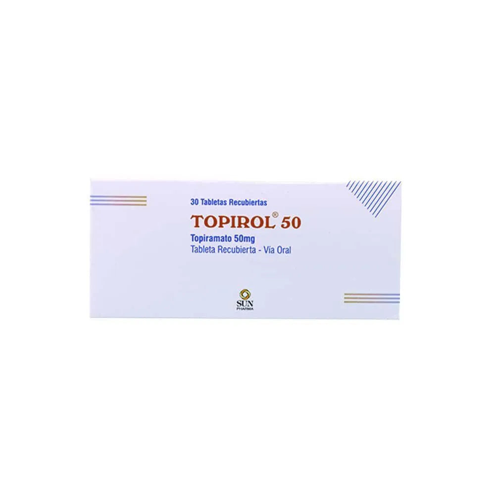 Topirol 50 mg Tableta Recubierta