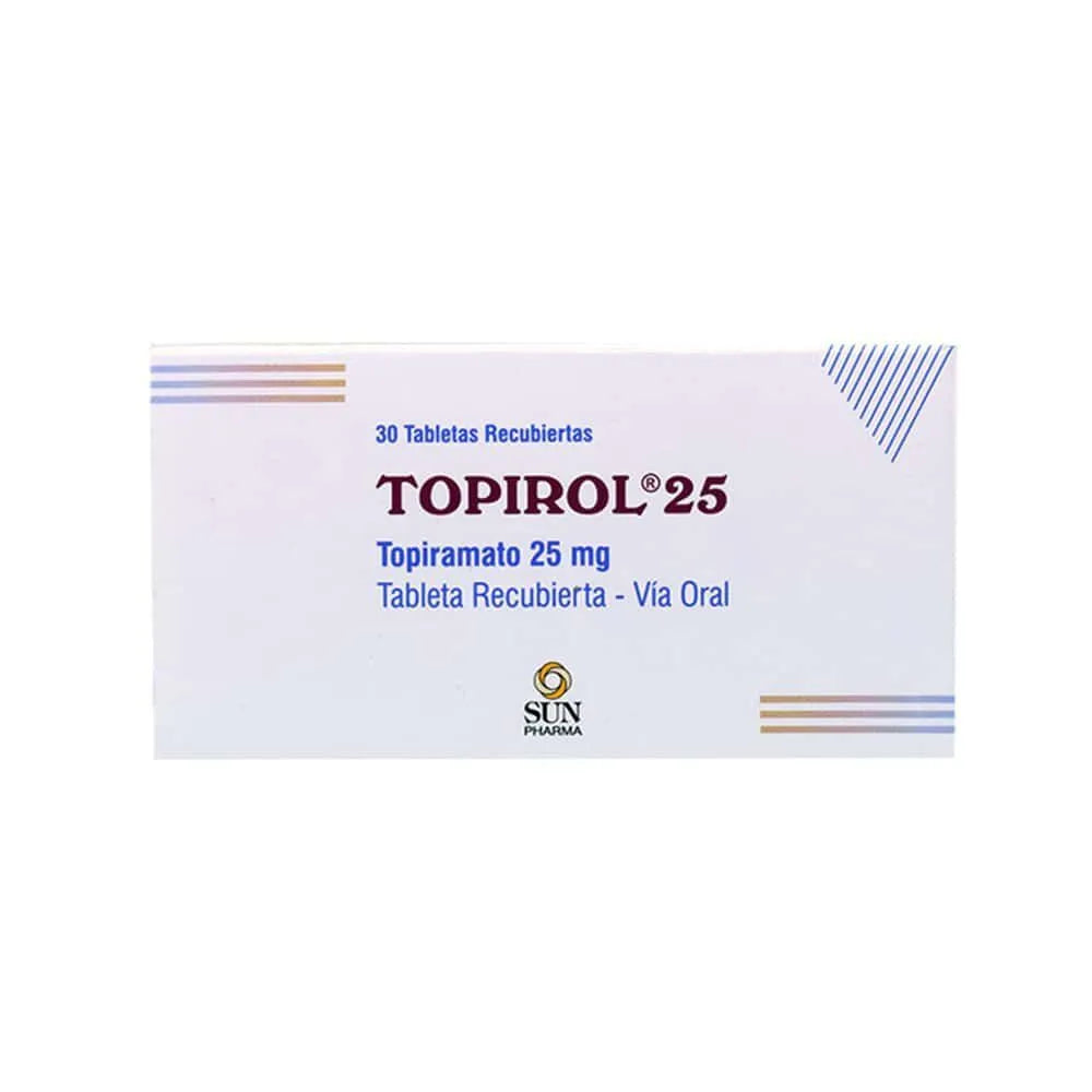 Topirol 25 mg Tableta Recubierta
