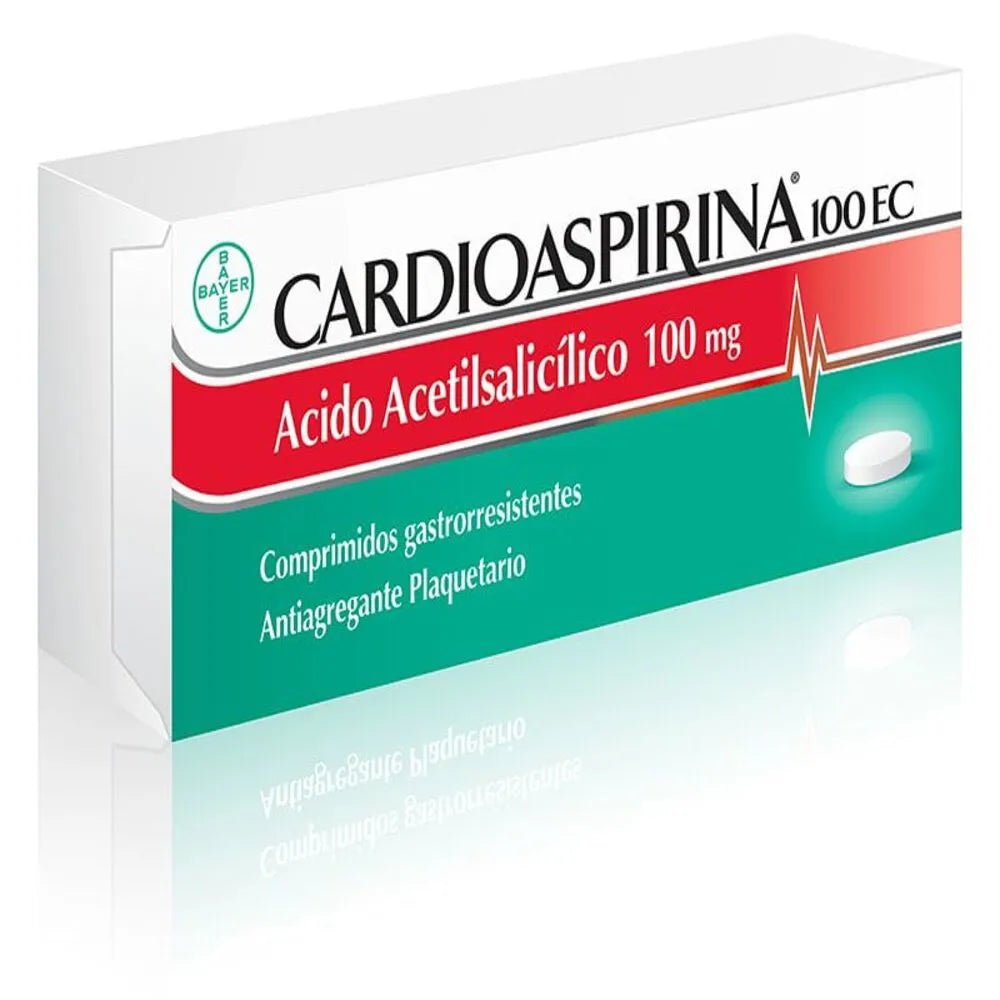 Cardioaspirina 100 mg Tabletas - Caja 20 und