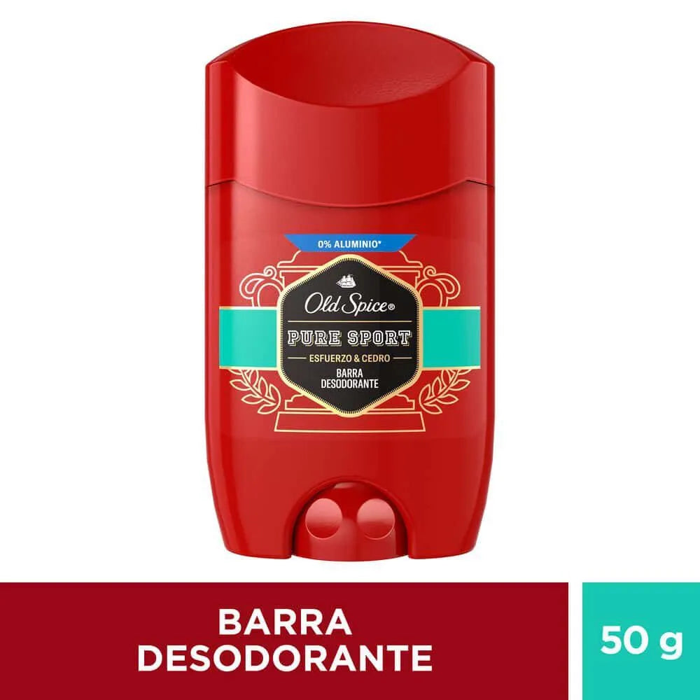 Desodorante En Barra Old Spice Pure Sport Frasco 50 gr