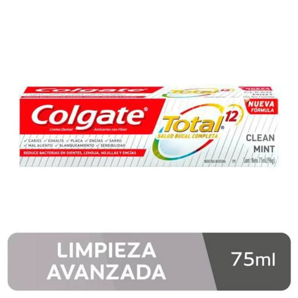 Colgate Total 12 Clean Mint x 96 gr / 75 ml