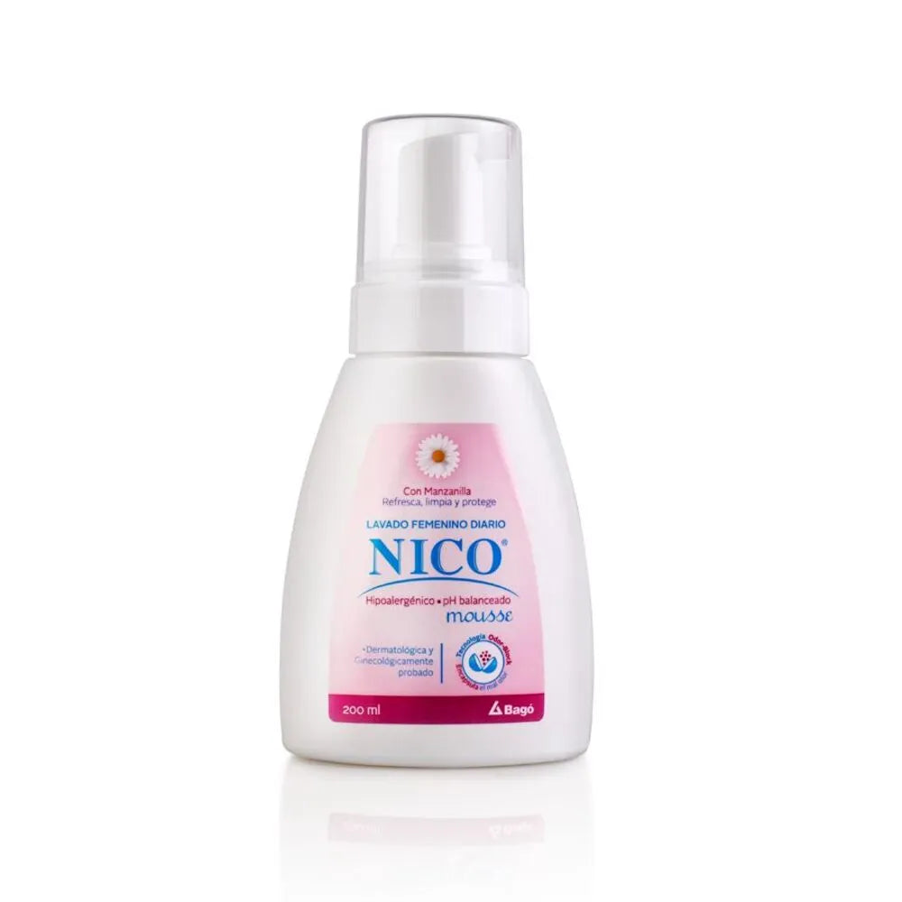 Nicomusse Espuma De lavado Íntimo con Manzanilla - Frasco 200 ml
