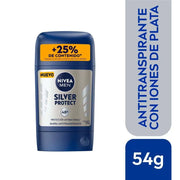 Desodorante Barra Nivea Men Silver Protect x 54 g