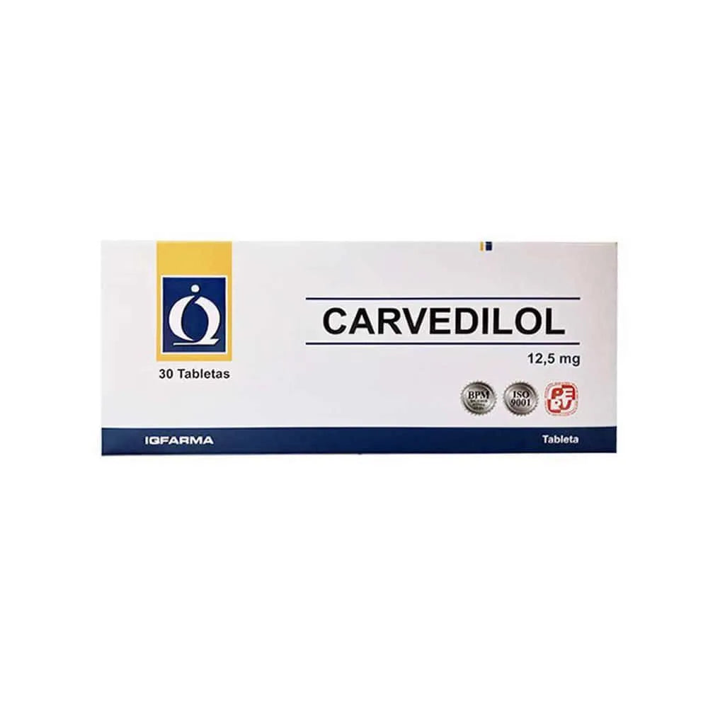 Carvedilol 12.5mg Tableta