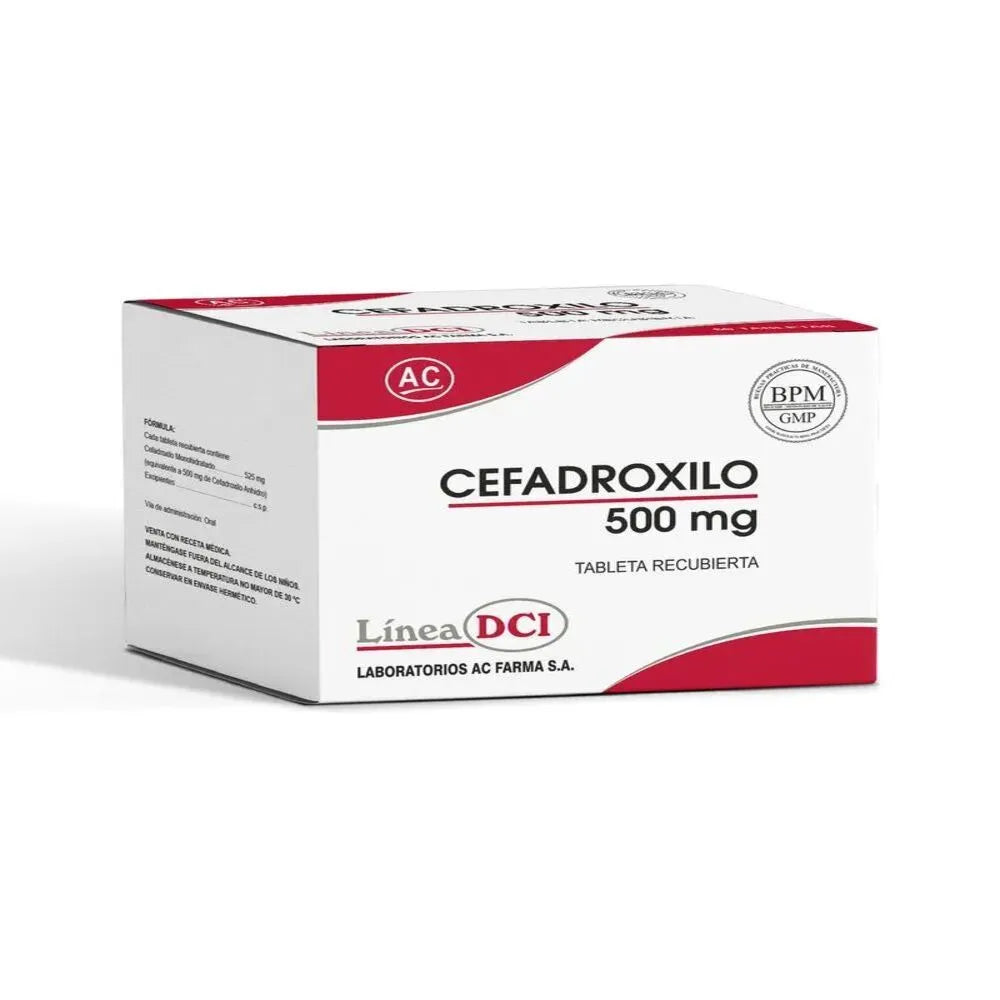 Cefaclor 500 mg Tableta Recubierta