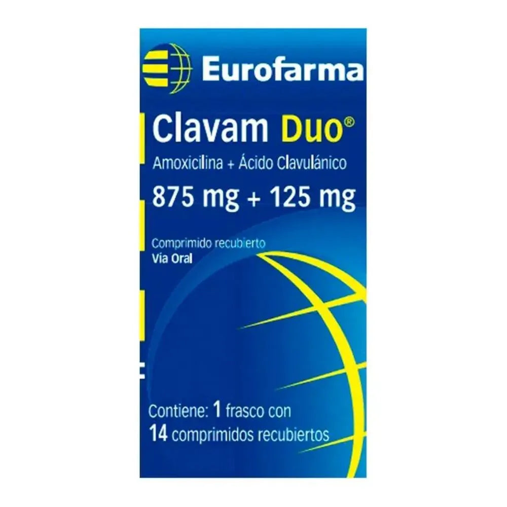 CLAVAM DUO 875MG/125MG X 14COM