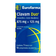 CLAVAM DUO 875MG/125MG X 14COM