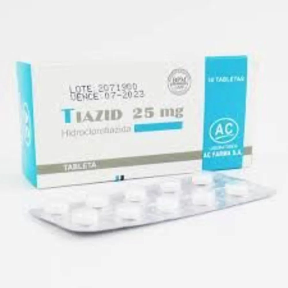 Tiazid 25 mg Tabletas