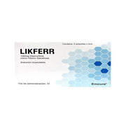 Likferr 100 mg/5ml Solución Inyectable Caja 5 und