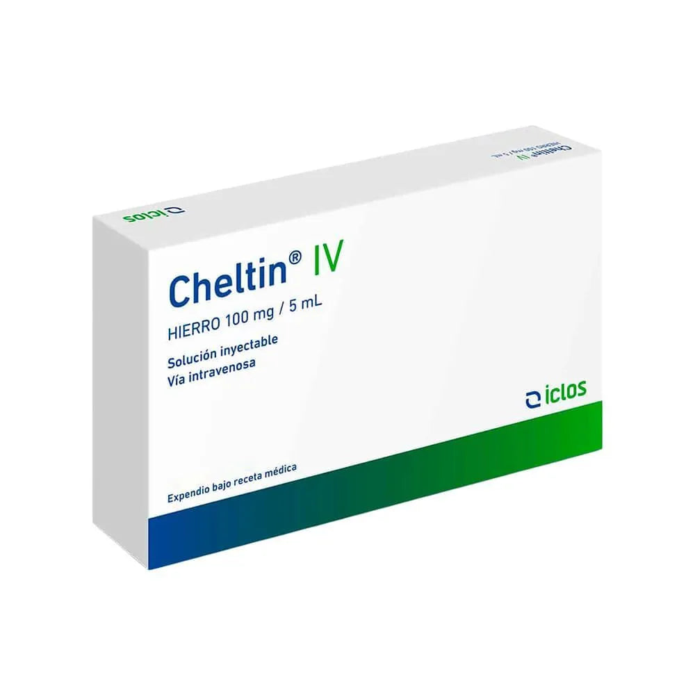 Cheltin IV 100 mg/5 ml Solución Inyectable
