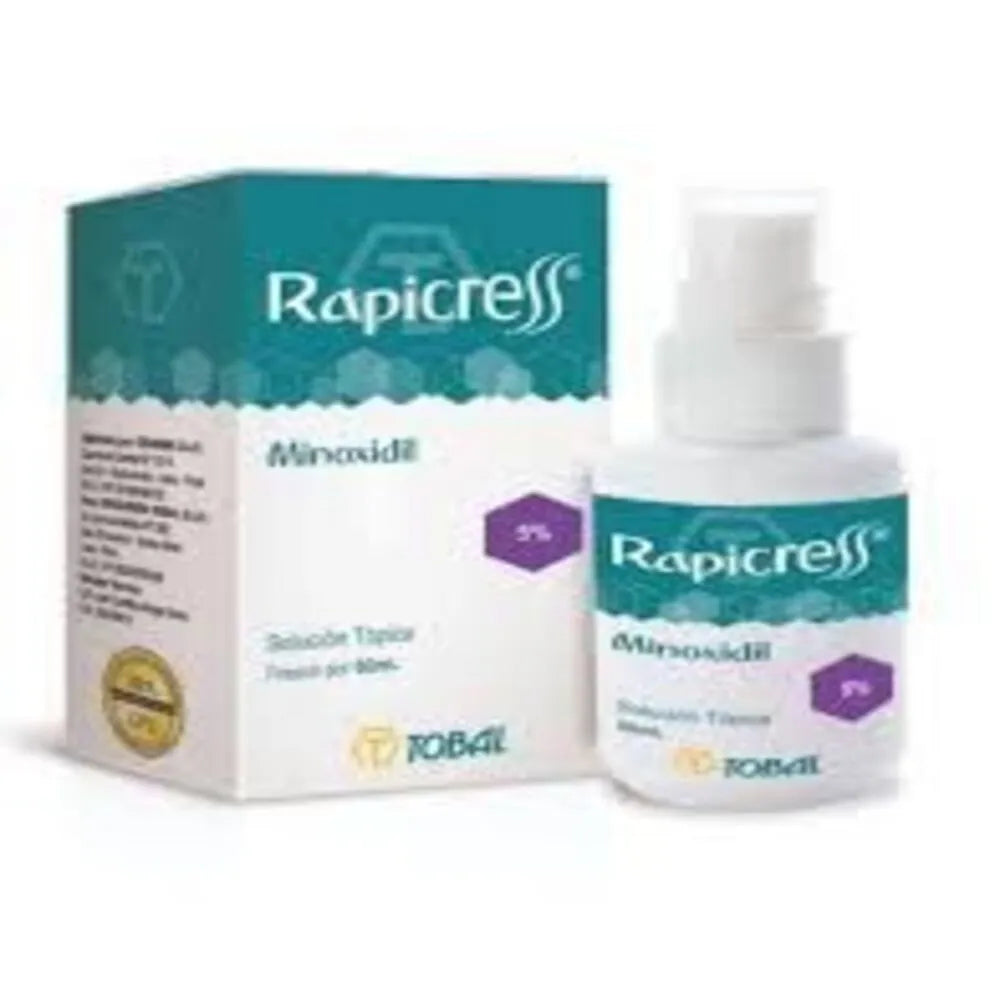Rapicress 5% Sol. para pulv. cutánea