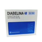 Diabelina M 50mg + 850mg Comprimido Recubierto