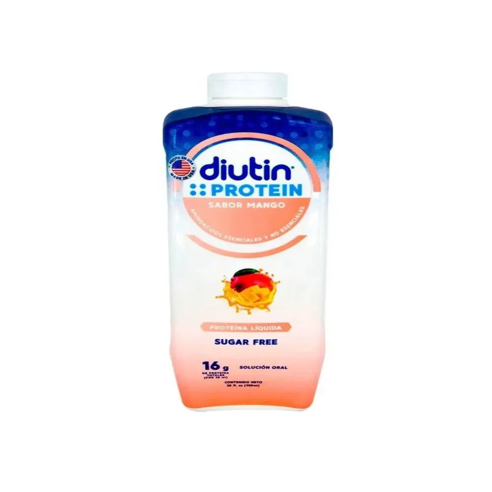 Diutin Protein Sabor Mango - Frasco 900 ml