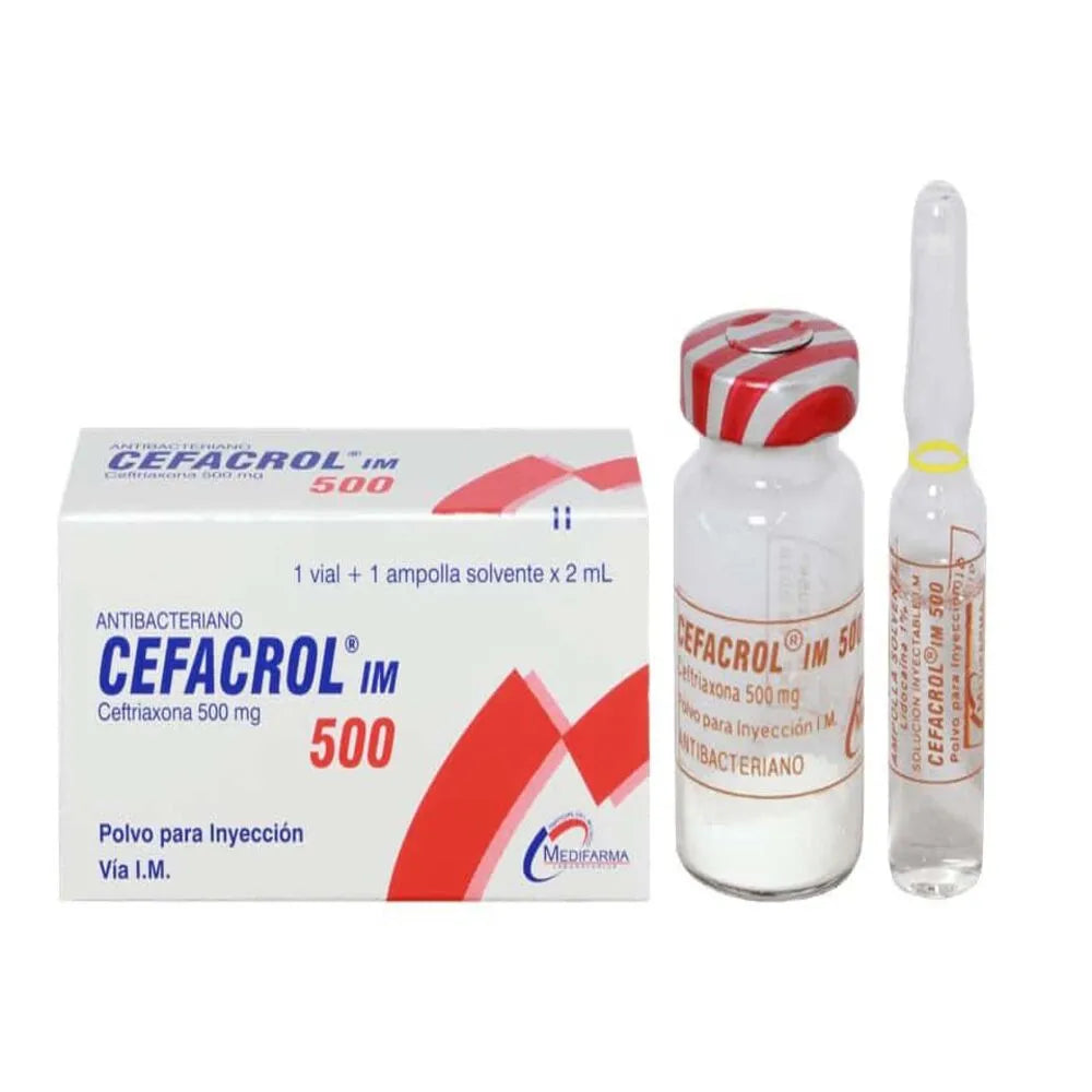 Cefacrol 500 Mg Polvo para Inyectable