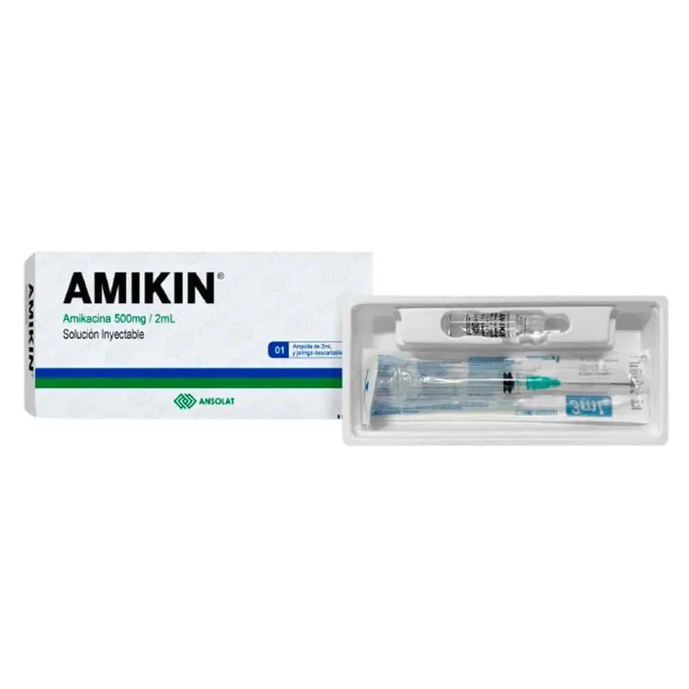 Amikin 500mg/2ml Solución Inyectable