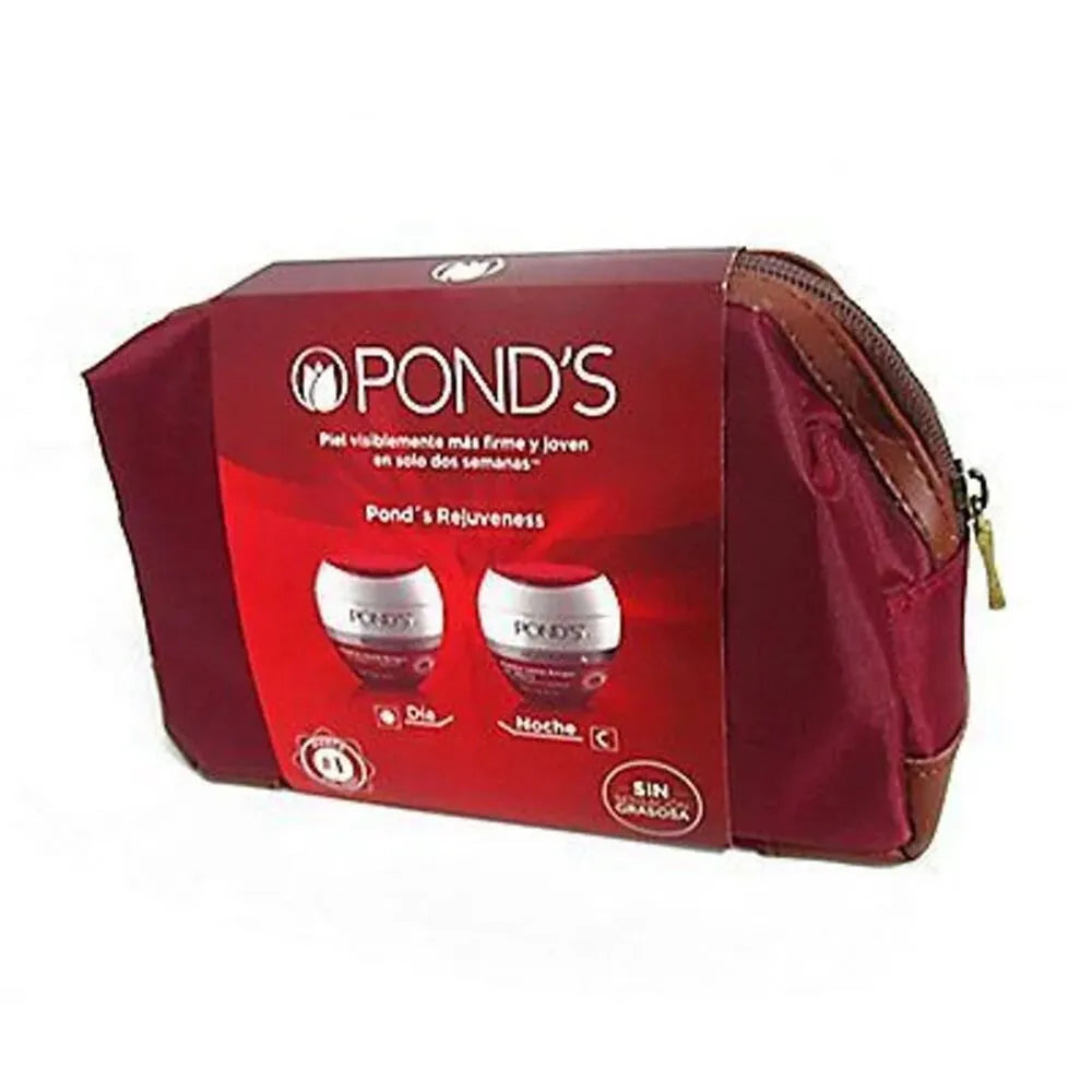 Set Ponds Crema Facial Rejuveness Día 50 g + Noche 50 g + Cartuchera 