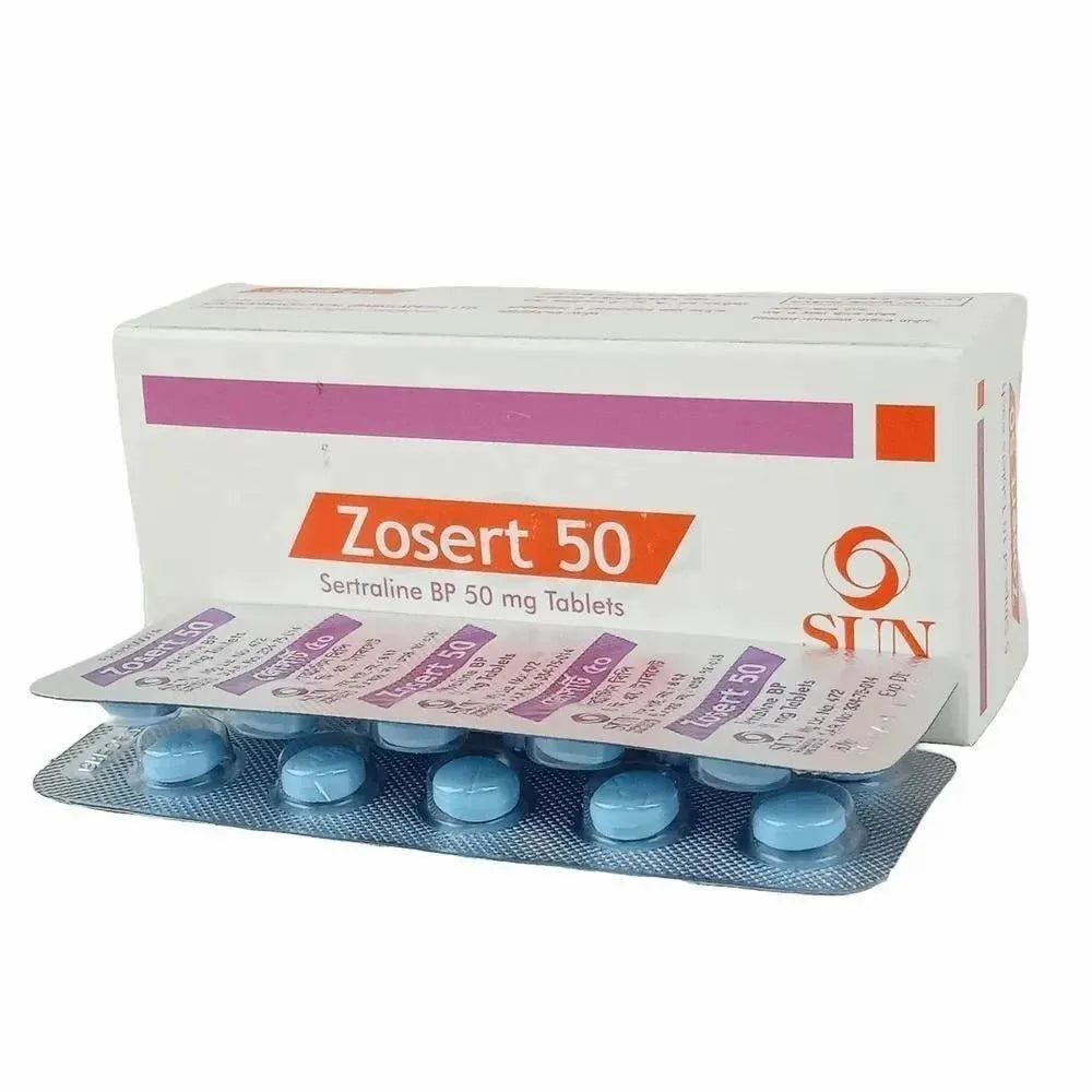 Zosert 50 mg, Sertaline 50mg Tab


