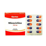 Minociclina 100 mg X 10 Tab