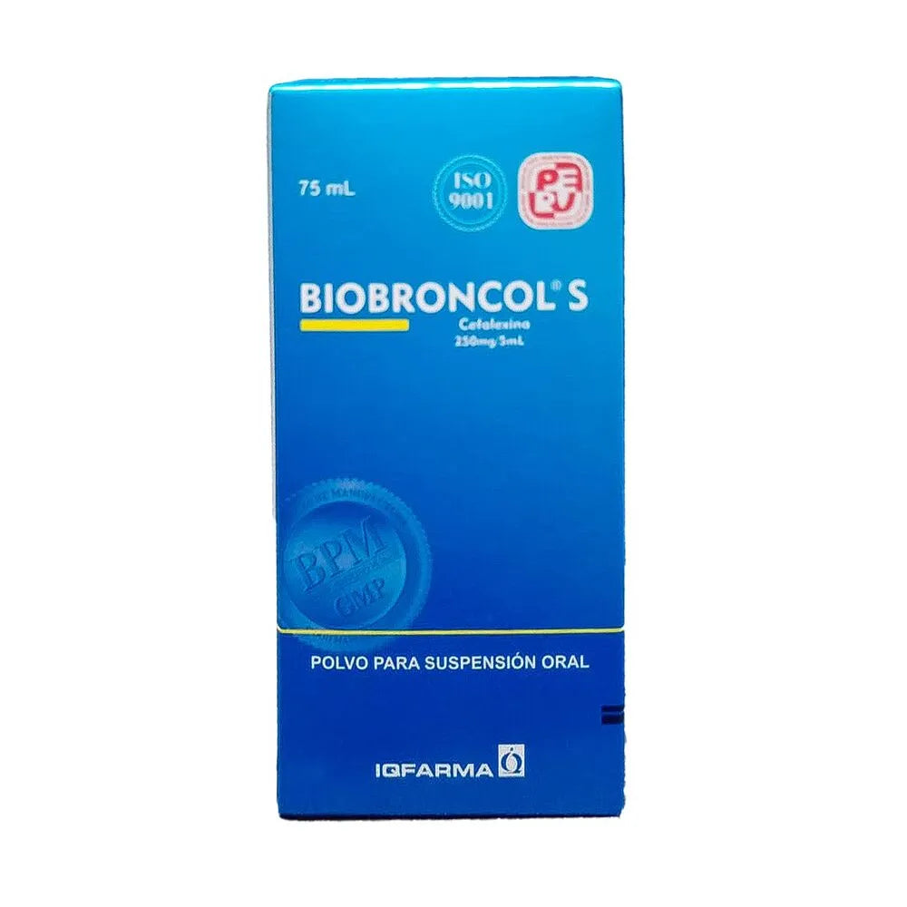 Biobroncol 250mg/15mg/5mL Polvo para suspensión oral