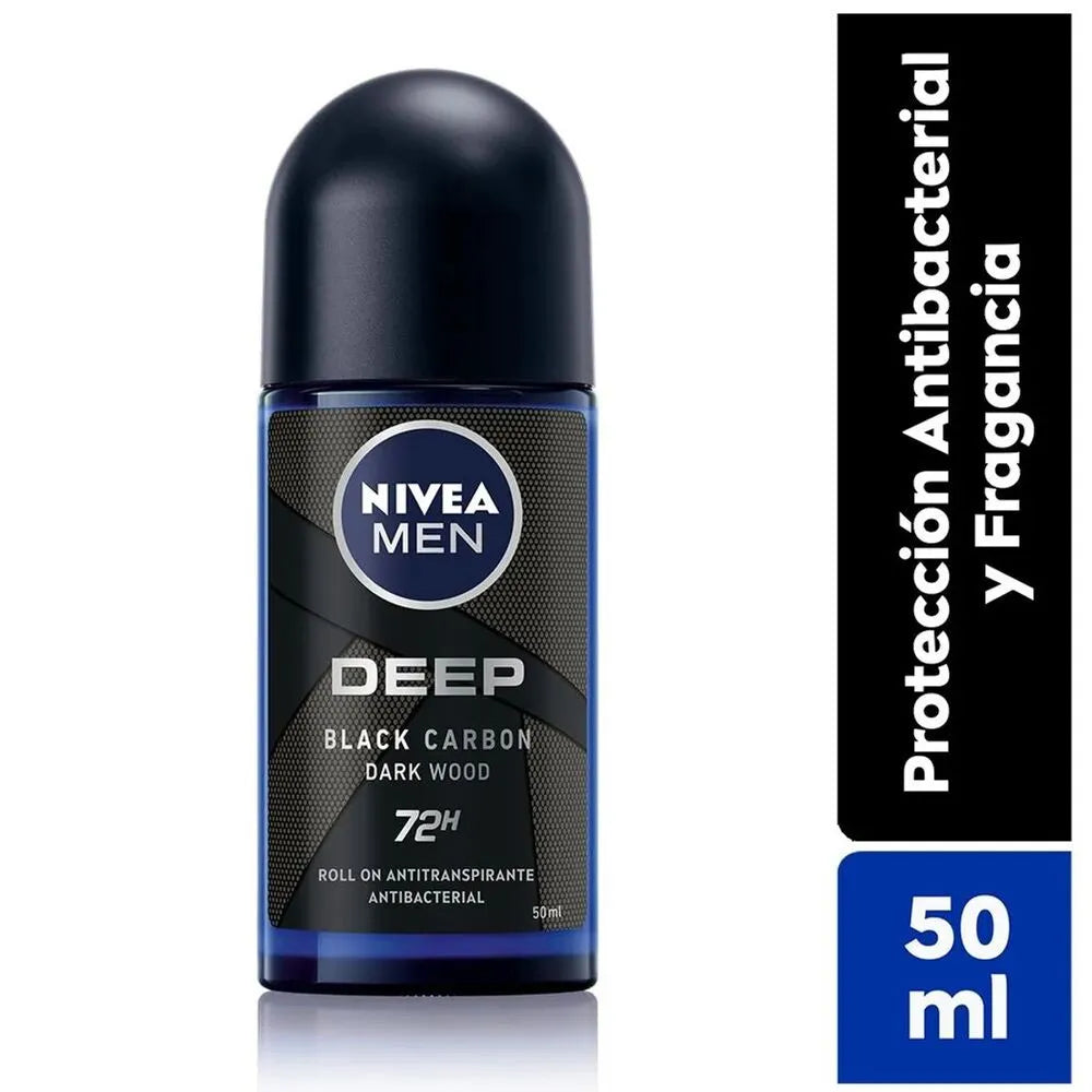 Desodorante Roll On Nivea Men Deep Dark Wood x 50 ml