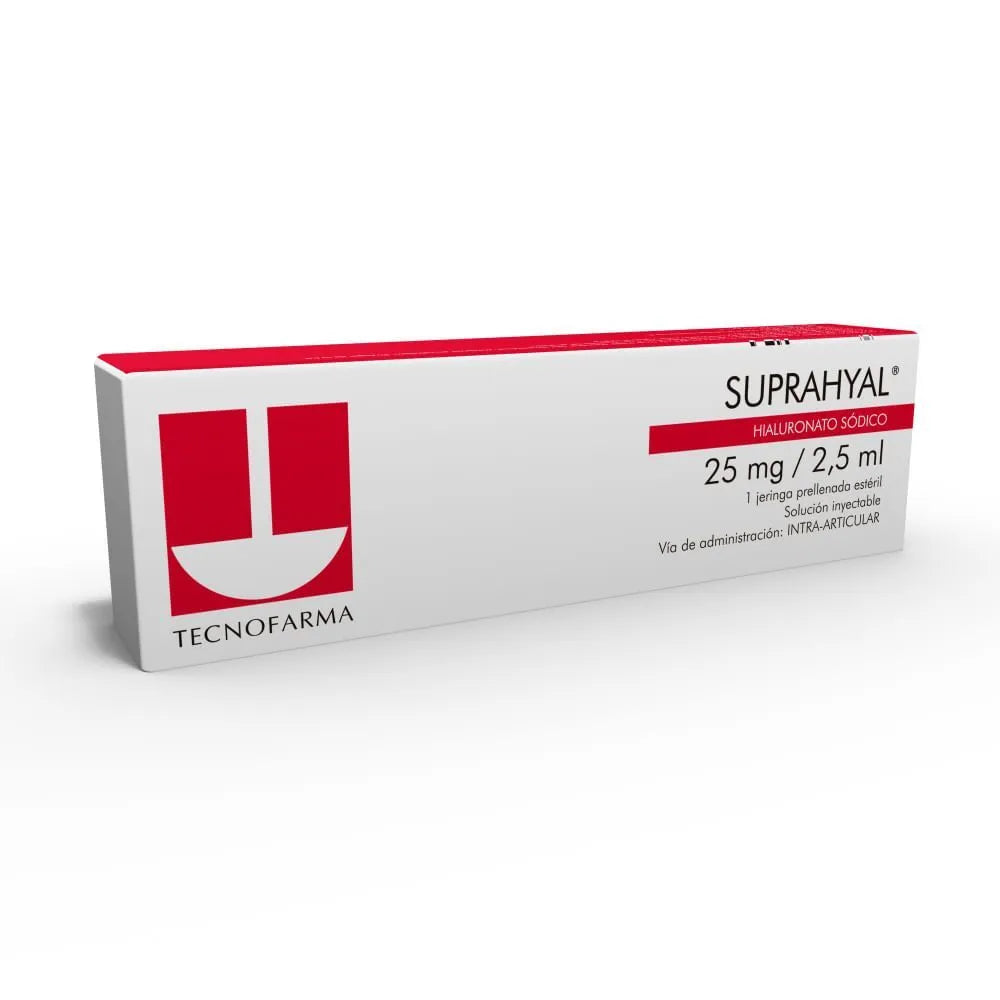 Suprahyal 25 mg/2.5 ml Solución Inyectable