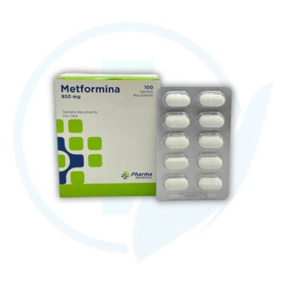 Metformina 850 mg (Pharmagenericos)