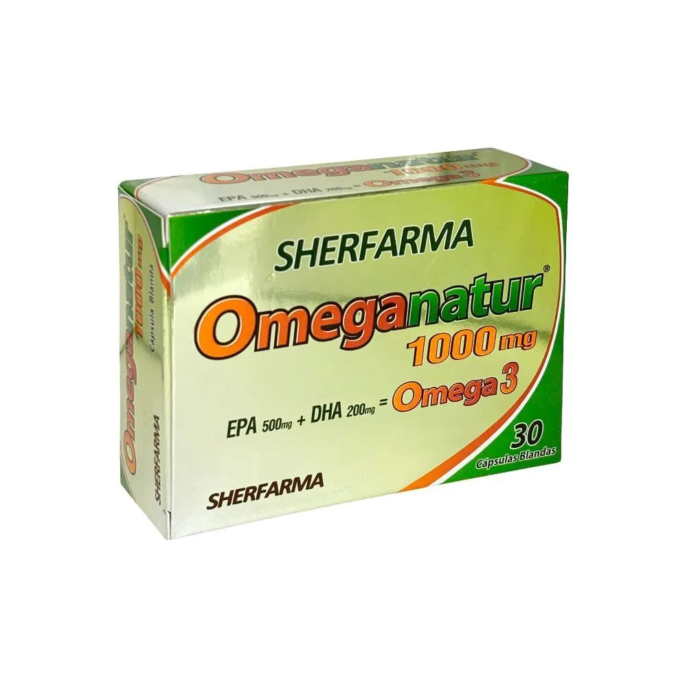 Omeganatur 1000 mg Cápsulas Blandas