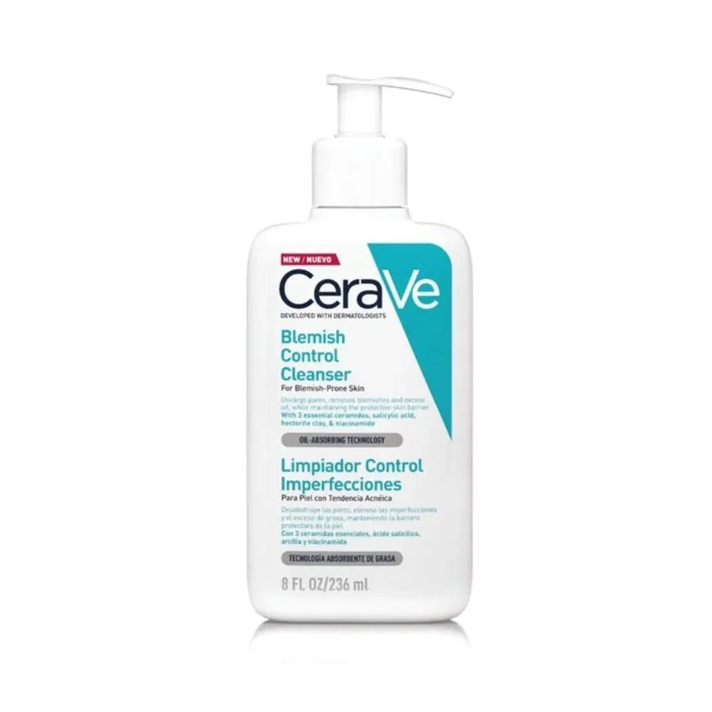 Gel Limpiador Anti-Imperfecciones Cerave Blemish Frasco x 236 ml