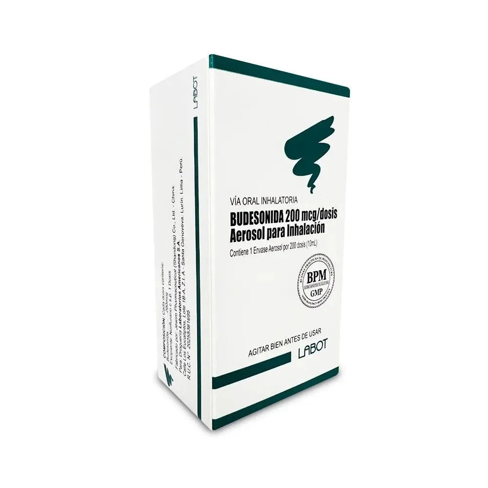 Budesonida 200 mcg LB Aerosol para Inhalación