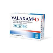 Valaxam D 160mg + 5mg + 12.5mg Comprimido Recubierto