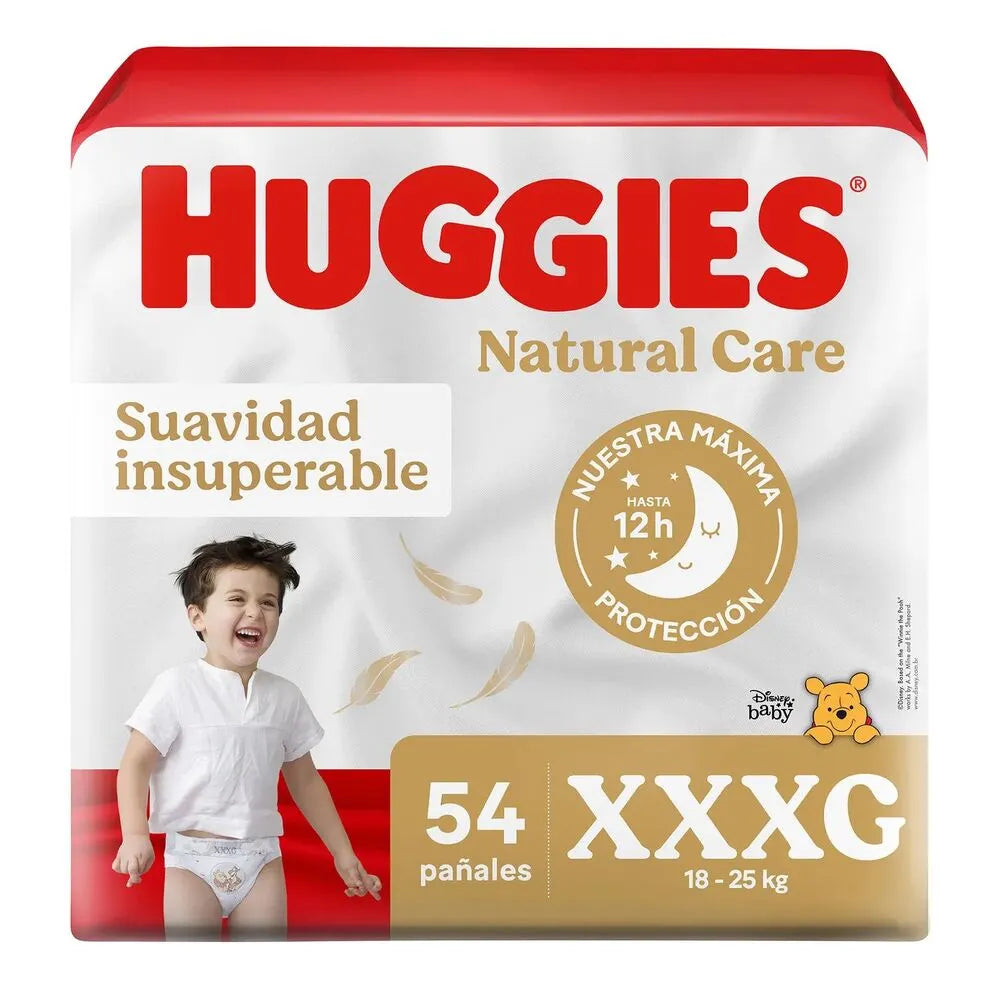 HUGGIES NATURAL CARE XXXG X 54