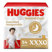 HUGGIES NATURAL CARE XXXG X 54