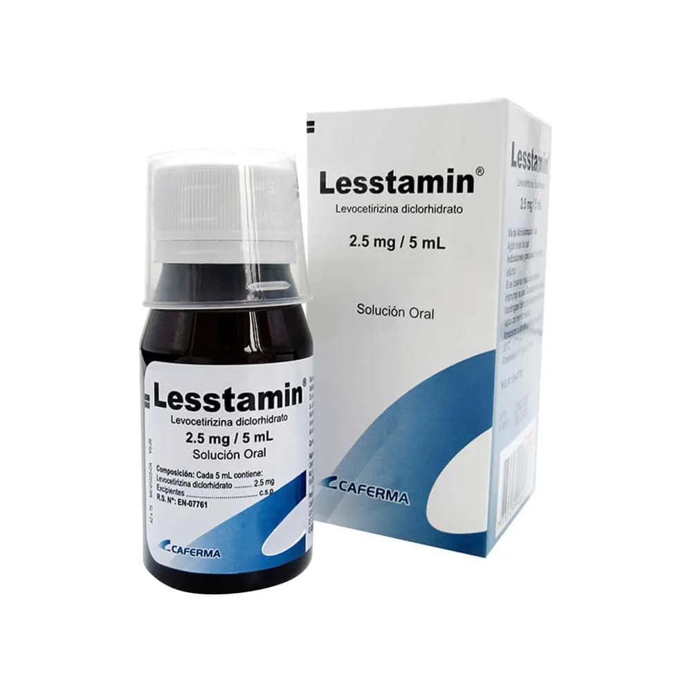 Lesstamin 2.5mg/5ml Jarabe Frasco 60 ml