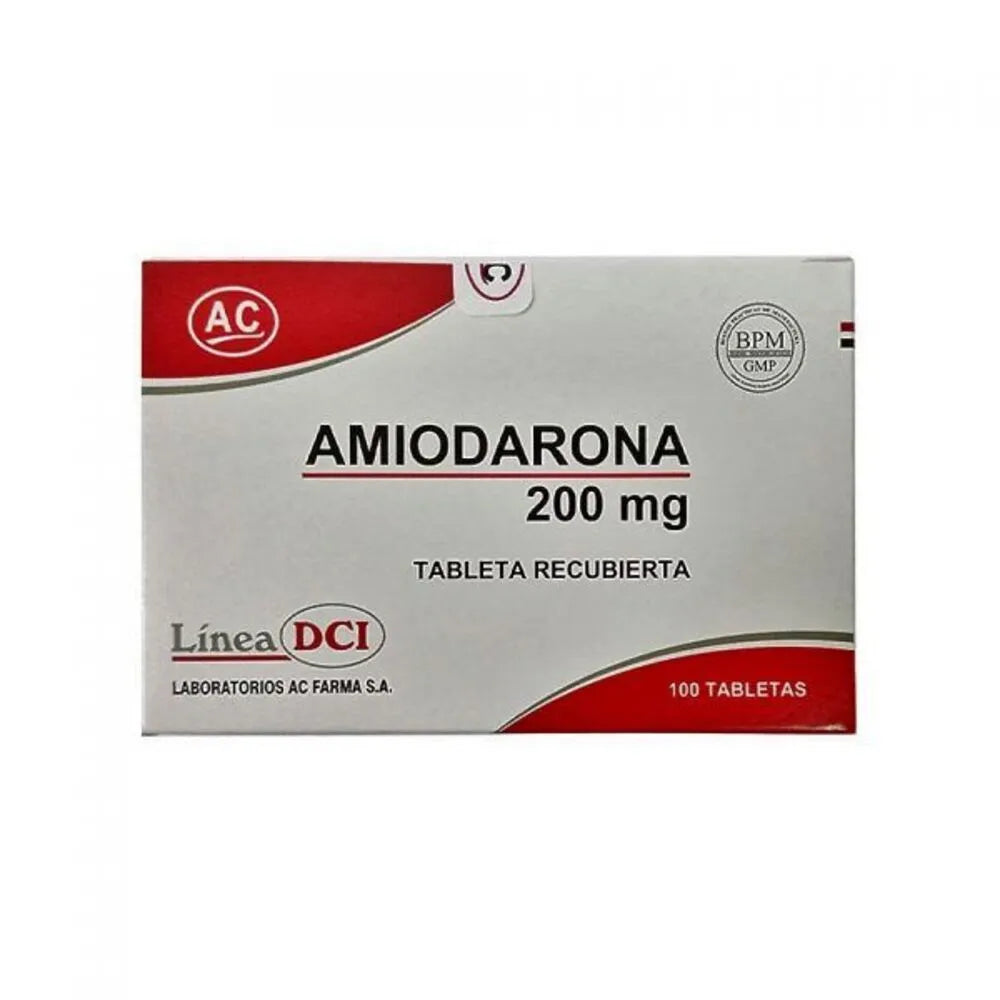 Amiodarona 200 mg AC Tabletas