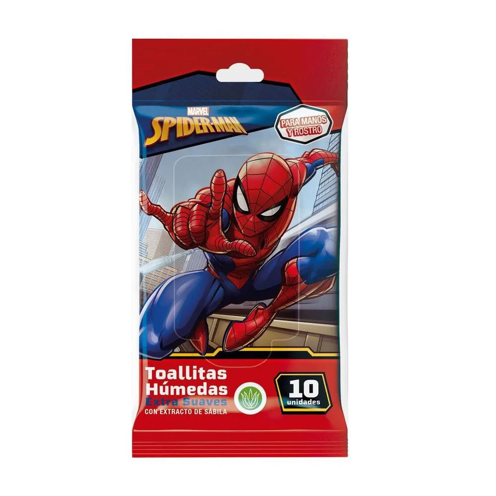 Toallitas Húmedas Spiderman x10 Unid