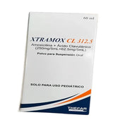 Xtramox cl 312.5 250mg+62.5mg x 60mL susp