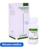 Terbomox 250 mg/5 ml Polvo para susp. oral