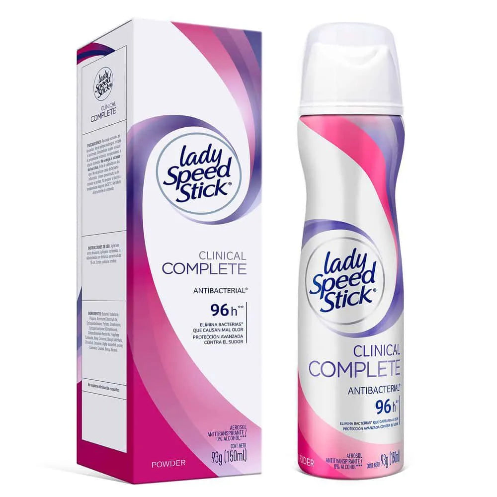 Desodorante para Mujer Lady Speed Stick Clinical Spray x 150 ml