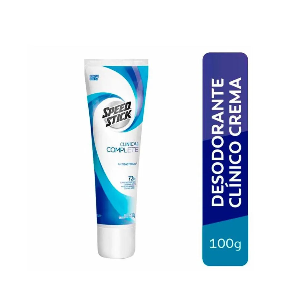 Desodorante en Crema Speed Stick Clinical Antibacterial – Tubo 100 G