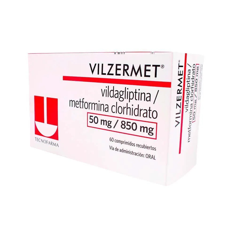 Vilzermet 50-850mg - 60 Comprimidos
