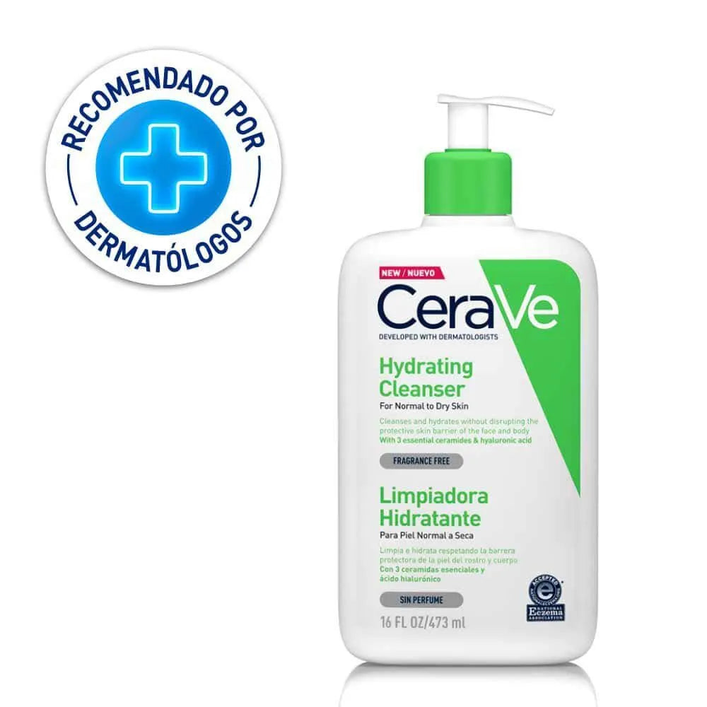 Crema Limpiadora Hidratante Cerave Hydrating Cleanser Tubo 473 ml