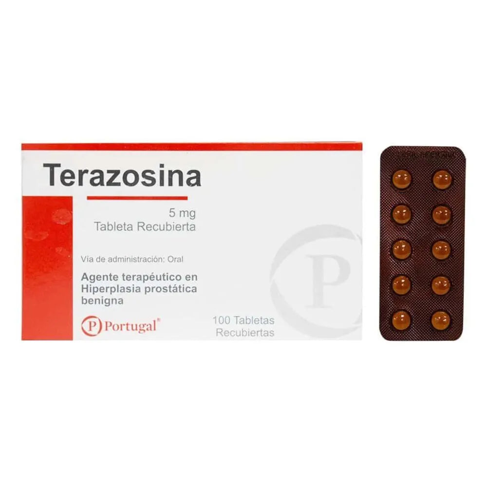 Terazosina 5 mg Tabletas Recubiertas