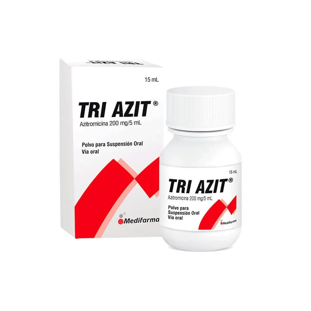Tri Azit 200 mg/5 ml Polvo para Suspensión Oral